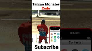 Tarzan Monster Truck Code In Indian bike driving 3d