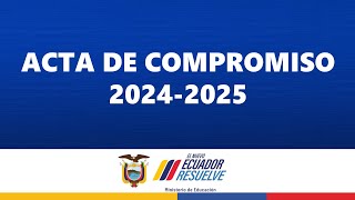 ACTA DE COMPROMISO 2024 - 2025