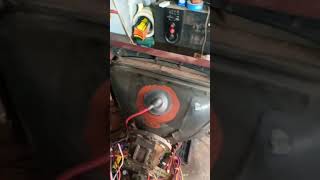 CRT tv repair first videos#changing flyback#shorts #tv