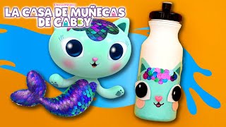 ¡Transformación gatástica de botellas de agua! | LA CASA DE MUÑECAS DE GABBY