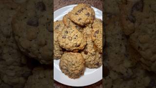 Sourdough Discard Oat Cookies🍪 #shortsviral