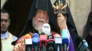 The message of His Holiness Aram I delivered on 24th April 2013 in Antelias