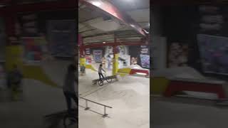 One of my best bunnyhops ever at the indoor skatepark