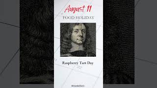 Raspberry Tart Day 🍽️ August 11  #foodholiday