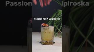 The Passion Fruit Caipiroska is a simple but delicious drink, perfect to try at home🍸#cocktail #bar