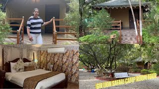 Gir Lion Safari Camp Room Tour #gir #sasangir #roomtour