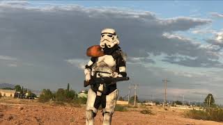 Sand trooper costume shoot