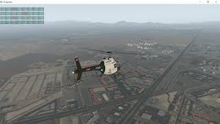 X-Plane 11.40 - Bell B206 beta 4.15, from Las Vegas,NV (KLSA) to Nellis, NV  (KLSV)