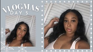 I See Ya'll like hair videos| Vlogmas 5|Hair from Amazon| Alicia Williams