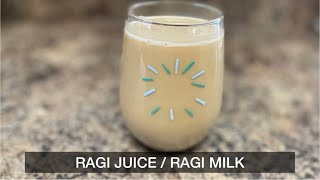 Ragi Juice | Fingermillet Juice | Ragi milkshake| Ragi Milk Recipe