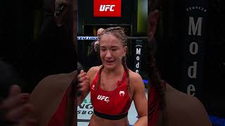 Karolina Kowalkiewicz with a beautiful RNC 👀 #UFCVegas100