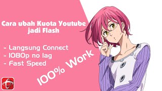 Cara merubah kuota youtube telkomsel jadi flash