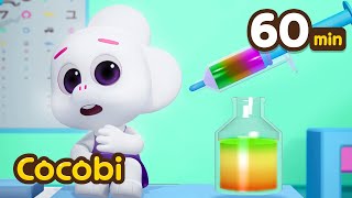 Color Doctor Compilation🌈🩺Help Baby Dinos Find Their Colors! | Videos for Kids | Cocobi