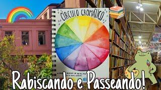 Sketch With Me #6 NA RUA ✨️🎨🖼🍄 Passeando e desenhando 💫