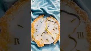 Luxury Geode Resin Wall Clock