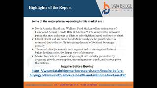 north america health and wellness food market