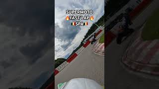 SUPERMOTO HOTLAP SPA FRANCORSHAMPS #racing #motogp #supermoto