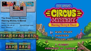 The Great Circus Mystery Starring Mickey & Minnie (SNES) Playthrough (Magical Adventure 2)