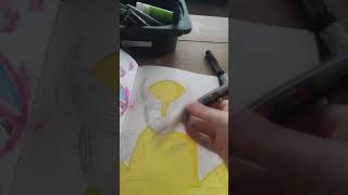 Drawing wolverine from deadpool and wolverine with posca markers #art #trending #posca #viral #draw