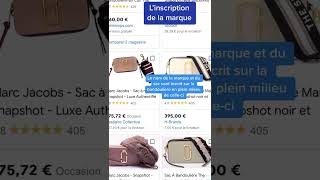 #youtubeshorts #suscribe #viral_video #bag #sac #luxe #marcjacobs #snapshot #luxe #fake #astuces