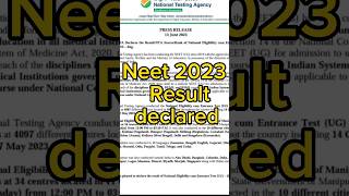 Neet 2023 Result | Neet 2023 latest News Today | Neet Result Declear | MBBS Abroad | MBBS Russia #of