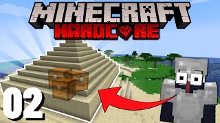 Encontrei uma PIRÂMIDE cheia de Tesouros - Minecraft Hardcore #02