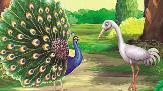 The Peacock & The Crane | Aesop's Fables | Storytime