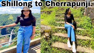 Cherrapunji Tourist Places | Wahkaba Waterfalls |Nohkalikai Waterfalls | Meghalaya travel vlog