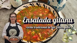 Cómo hacer Ensalada gitana, receta tradicional de Villacarrillo, Jaén. ¡Ideal para el verano!