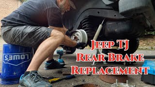 Replacing Jeep Wrangler TJ Rear Drums, Shoes and Internals