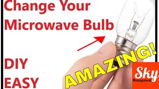 How to replace a microwave light