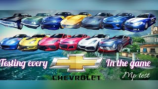 Asphalt 8 | Testing Every Chevrolet in the game✅.