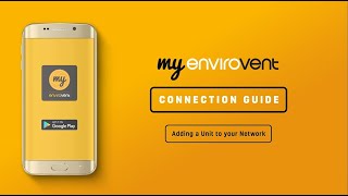 EnviroVent App Connection Guide for PIV & MVHR – Android phone