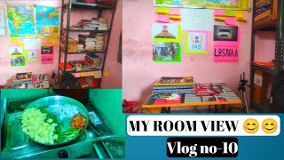 UPSC Aspirants Room Tour🏆 || IAS Aspirants Room || Life of UPSC Aspirants❤ || Daily Routine⌚