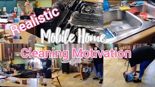 Mobile Home Cleaning Motivation | realistic #cleanwithme | #normallifestyle #normalhouse