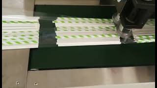 Automatic multi function bulky paper straw packing machine.