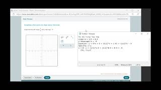 MAT-144 Graphing a line from its slope and intercept (ALEKS HW1)