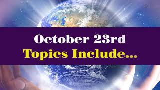 October 23 Global Oneness Summit 2020 Topics