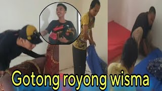 Gotong royong bersihin wisma #partitv #pratiwinoviyanthiodgj #sosialodgj #sinauhurip #peduliodgj