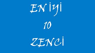 EN İYİ 10 ZENCİ