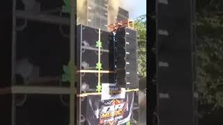 parade sound system terbakar di jember