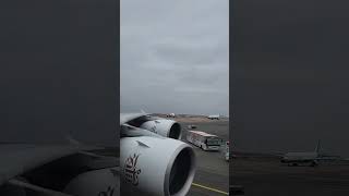 Emirates a380 is a hero of landing in Casablanca