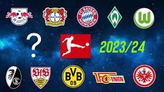 My Bundesliga 2023/24 predictions