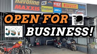 NEW MOTORCYCLE TIRE BUSINESS FINALLY OPEN.....sort of. And project CBX750 update! - TheManoy66