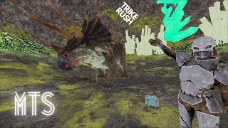 ARK: Survival Evolved | Lost Island|How to counter with a trike PVP