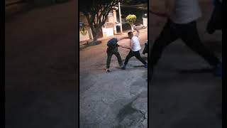 pelea de chiditos, 2 taxistas pedos