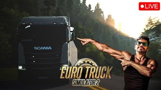 ETS 2 - FULL NIGHT DRIVING CHALLENGE  | ETS2 LIVE INDIA ; DAY 4 |