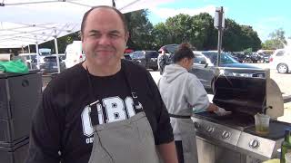 Chef John Higgins -grilled sardines @ 2nd Annual Thistletown Chefs Harvest Garden Party