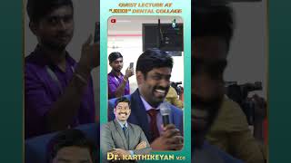 Snippet from My Guest Lecture at JKKN Dental College and Hospital | Dr. Karthikeyan | Denta Kings