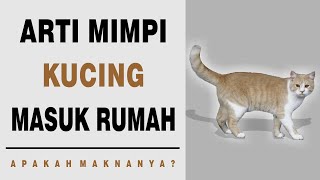 Arti Mimpi Kucing Masuk Rumah